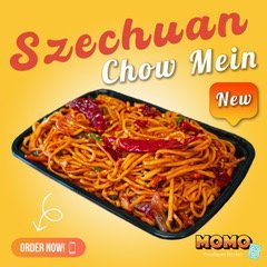 Schezwan chow mein (Veg/Chicken)