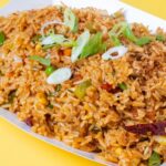 Schezwan fried rice  (Veg/Chicken)